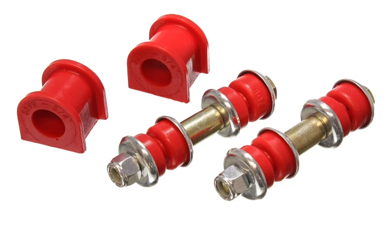 Energy Suspension 90-95 Mazda Protege/323 Rot 3/4 Zoll Vorderer Querlenkerbuchsen-Satz (Querlenker-Endstück)