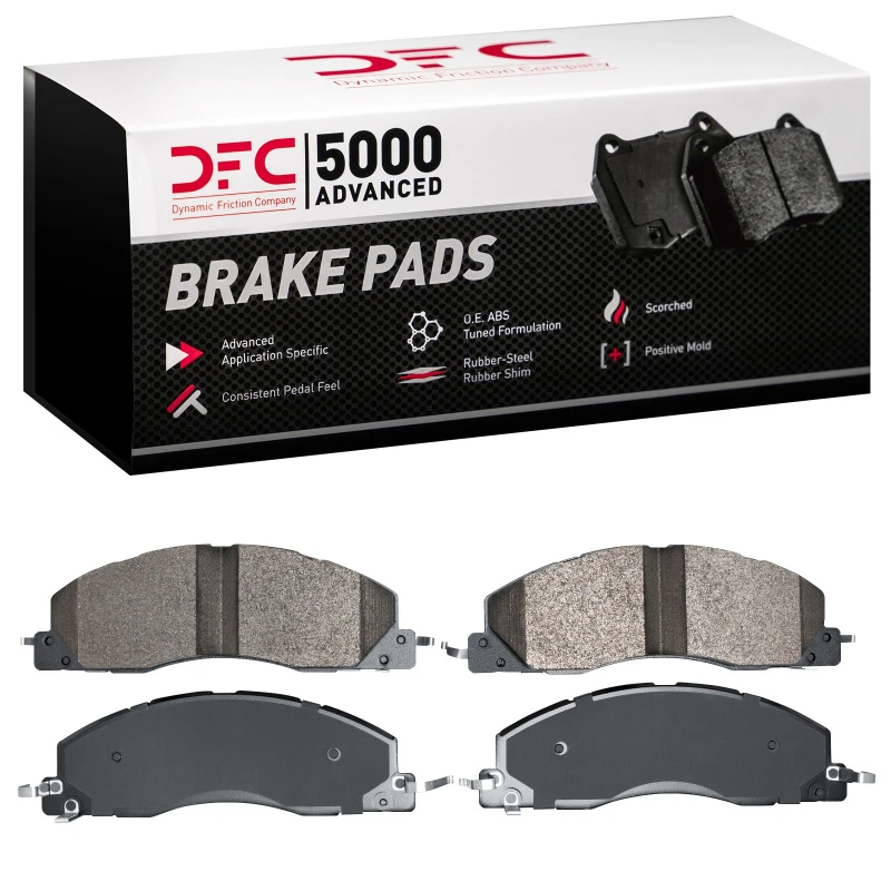 DFC 09-18 Dodge Ram 3500 Front 5000 Advanced Semi Metallic Brake Pads