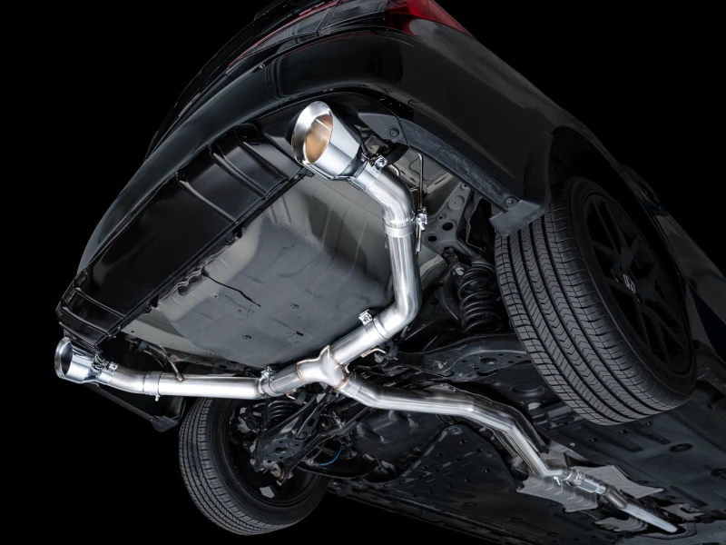 AWE Tuning 22+ Honda Civic Si/Acura Integra Track Edition Catback-Auspuff - Doppelte Chrom-Silber-Tipps