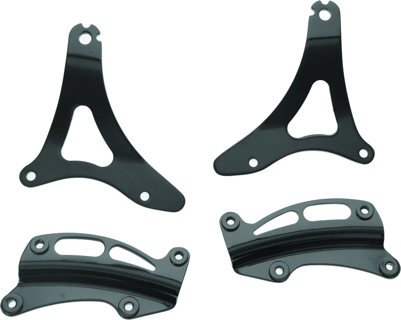 Kuryakyn Quick Release Attachment Point Kit für 14-Up Touring Modelle Schwarz