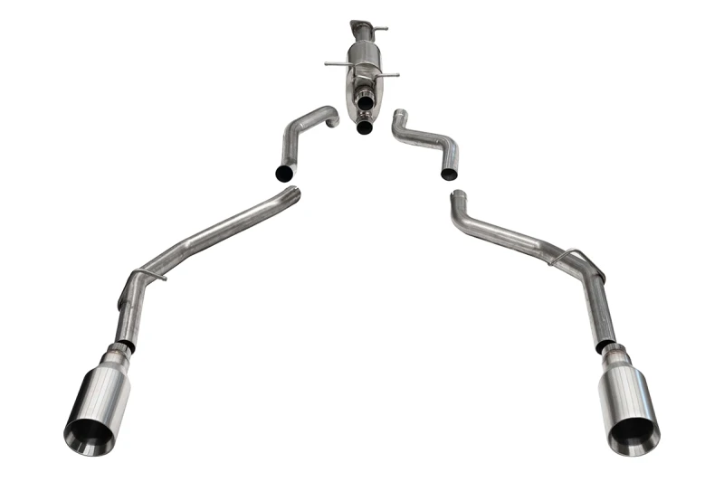 Corsa 2019+ Ram 1500 5.7L HEMI 3.0in Catback Exhaust System w/ 5.0in Flat Cut Dual Rear Exit Tips