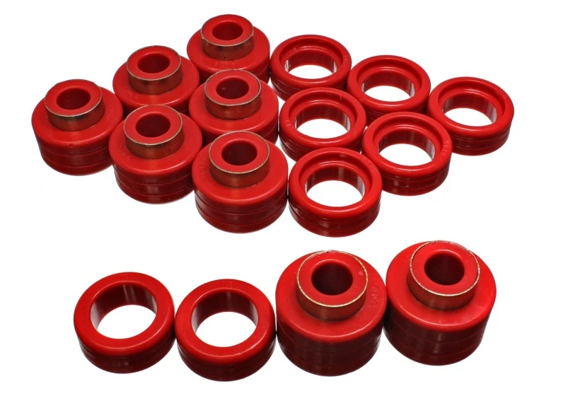 Energy Suspension Chevy Xtra Cab 2&4Wd Karosseriehalter - Rot
