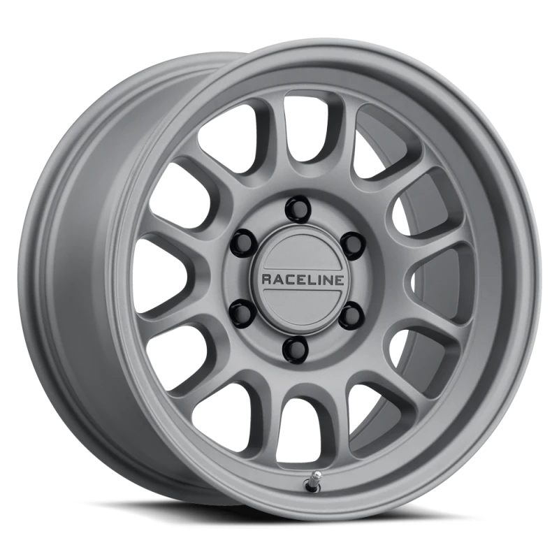 Raceline 958T Rogue 18x9in / 8X170 BP / 18mm Offset / 130.81mm Bore - Matte Titanium