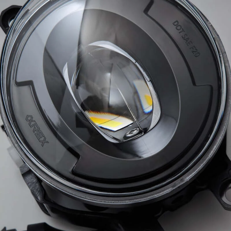 AlphaRex Universal Toyota/Lexus/Scion MKII DoubleTap LED Projector Fog Lights - White/Amber
