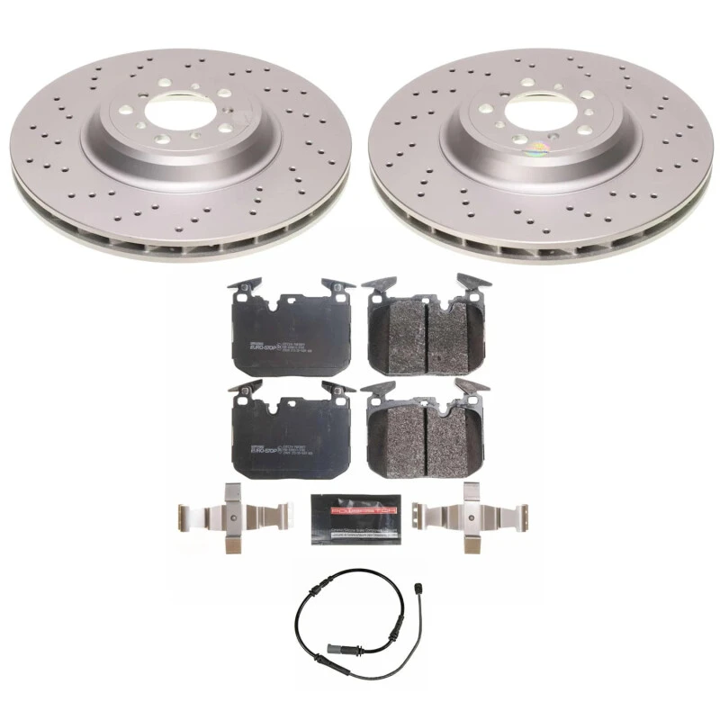 Power Stop 15-18 BMW M3 Front Eurostop Brake Kit