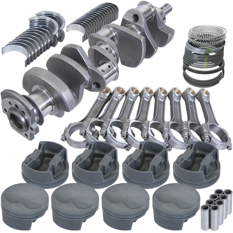 Eagle Chevy 400 3.750in Kurbelwelle 6.000in I-Träger Pleuel -5cc Flachkolben 4.155in Kolben Rotierende Baugruppe