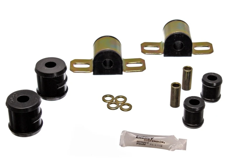 Energy Suspension 67-81 Camaro Schwarz 3/4 Zoll Stange Ein-Bolzen-Klemm-Style Hinten Querlenker-Buchsen-Set