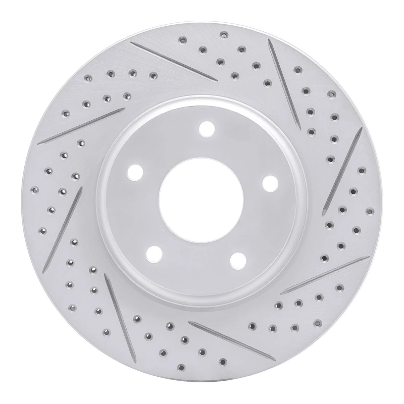 DFC 02-06 Infiniti I35 Front Right Drilled & Slotted Geoperformance Rotor