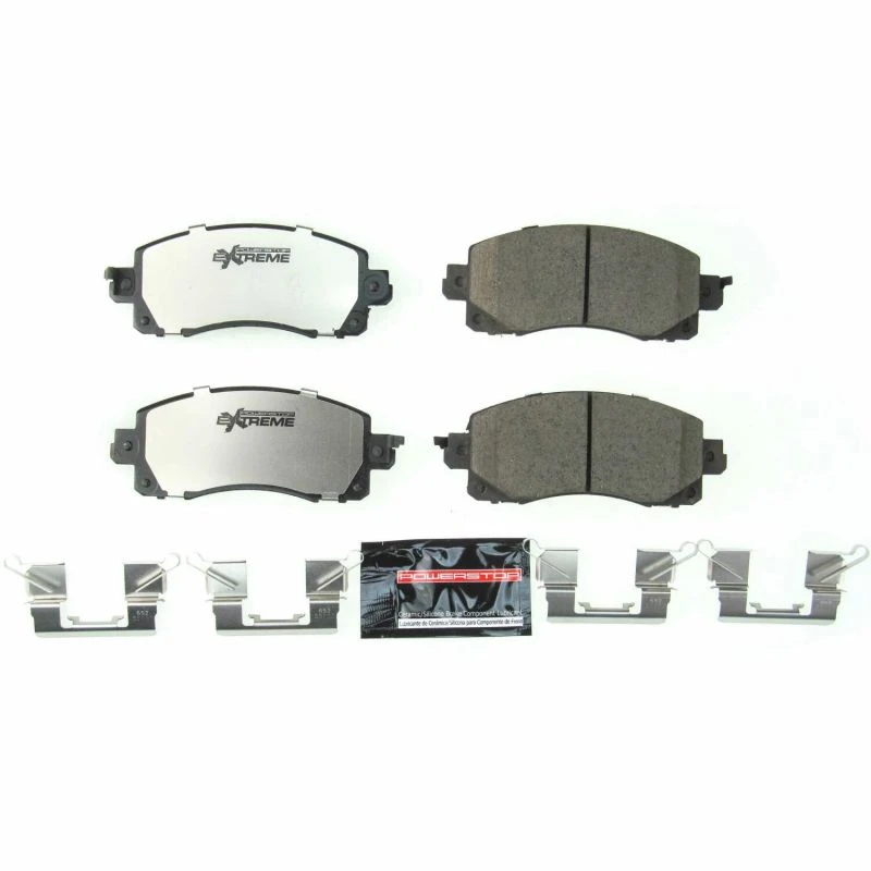 Power Stop Front Z26 Extreme Street Brake Pads w/Hardware for 18-19 Subaru Crosstrek