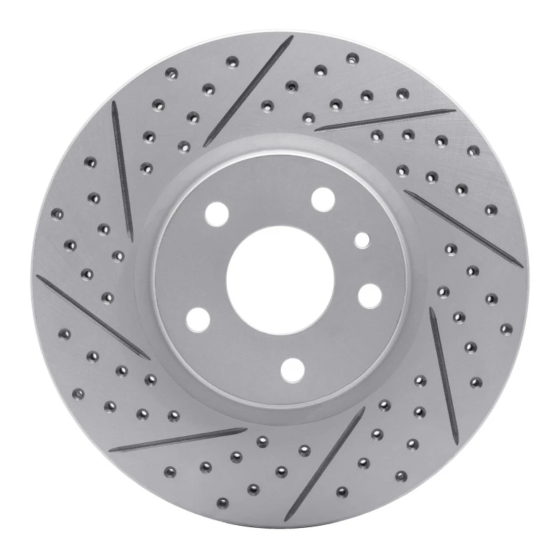 DFC 13-20 Ford Fusion Front Left Drilled & Slotted Geoperformance Rotor