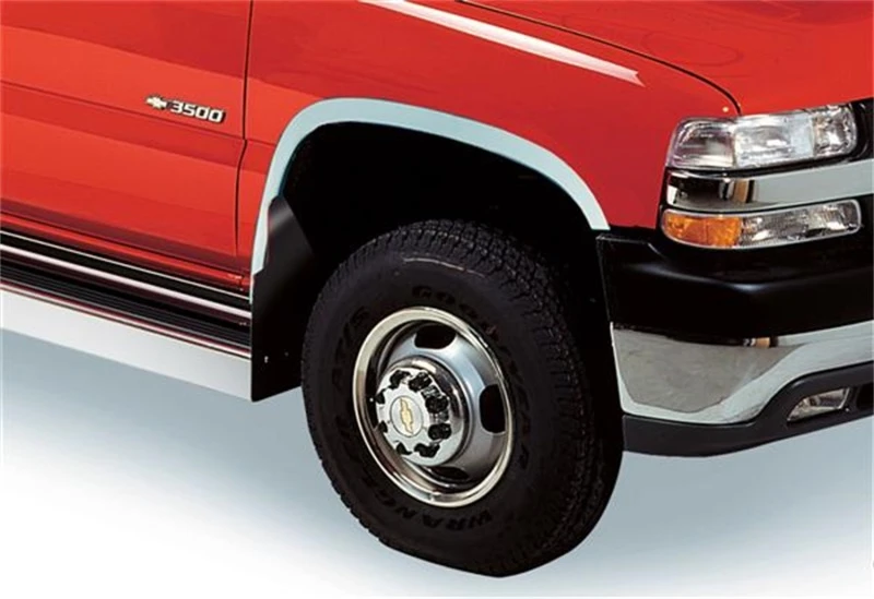 Putco 92-00 Chevrolet CK / Silverado Dually Box - Vollständiger Edelstahl-Kotflügel-Trim