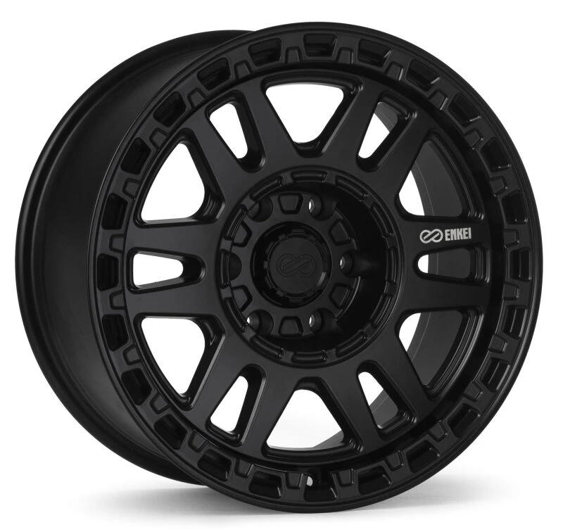 Enkei Trail-Tracker 17x8.5 / 6x139.7 BP / ET20 / 106.1mm Bore - Matte Black Wheel