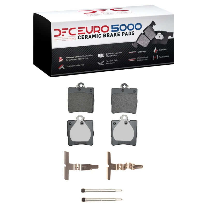 DFC 96-15 Chrysler Crossfire Rear Euro 5000 Ceramic Brake Pads and Hardware Kit