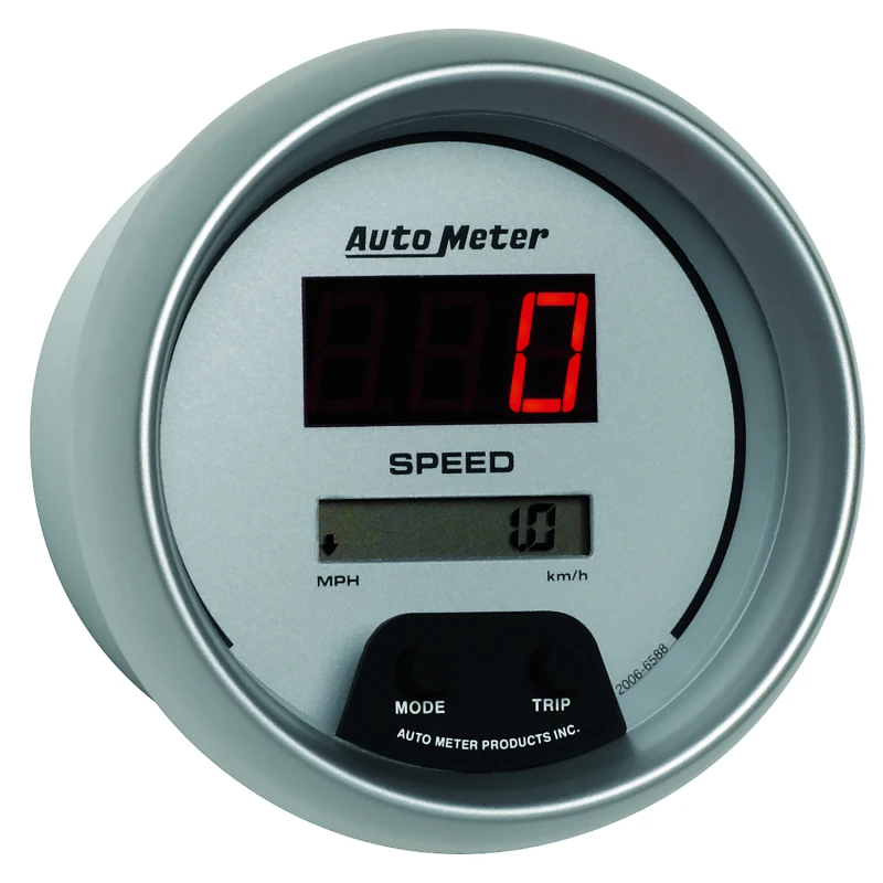 Autometer Ultra-Lite 3 3/8in 160 MPH Digital Speedo Gauge