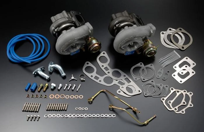 GReddy Twin Turbo Upgrade Kit T517Z 8cm² für 89-94 Nissan Skyline GT-R