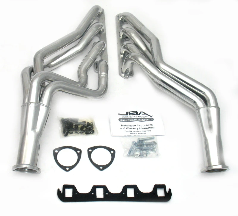 JBA Long Tube Header für 1965–1973 Ford Mustang 260–302 SBF 5-Gang T5/T56