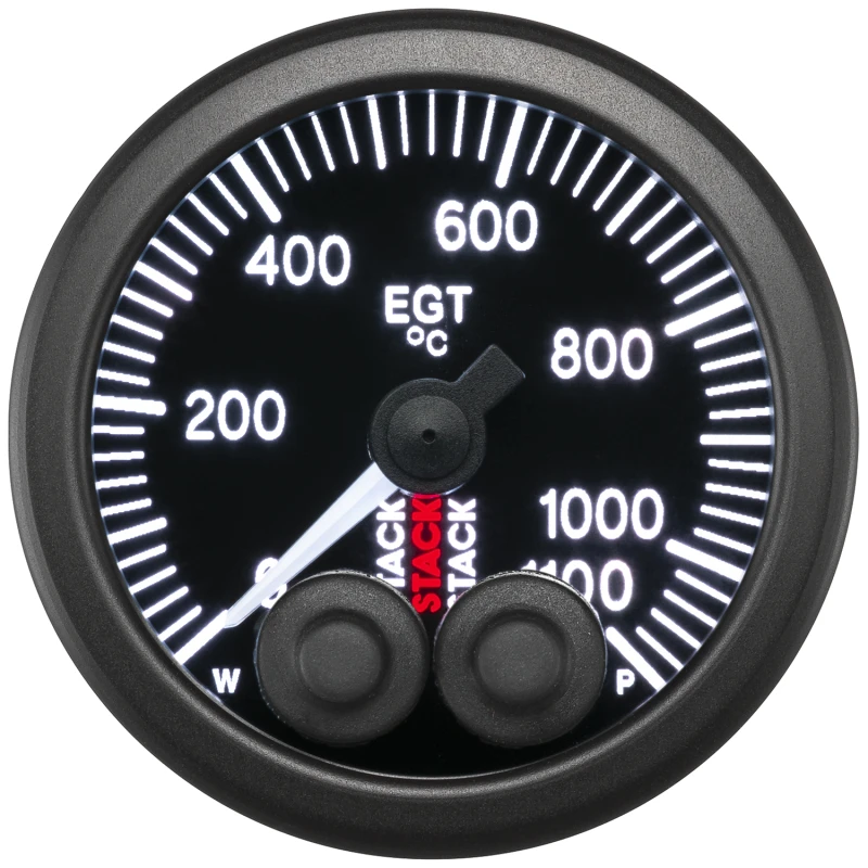 Autometer Stack 52mm 0-1100 Deg C Pro-Control Exhaust Gas Temp Gauge - Black