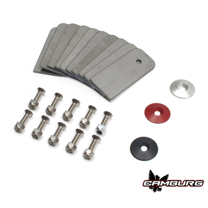 Camburg Gold Fender Washer 10 Pack with Bolts & Clips