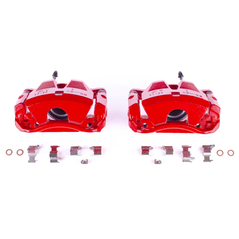 powerstop_S3218-679455e166fc2 Power Stop 07-10 Lexus IS250 Front Red Calipers w/Brackets - Pair