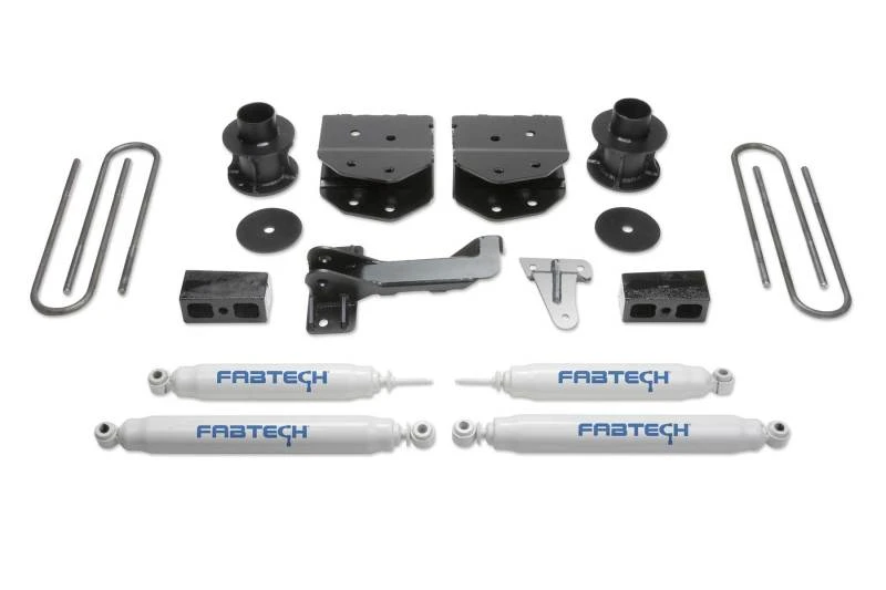 Fabtech 05-07 Ford F250/350 4WD 4 Zoll Budget-System mit Perfekt-Schocks