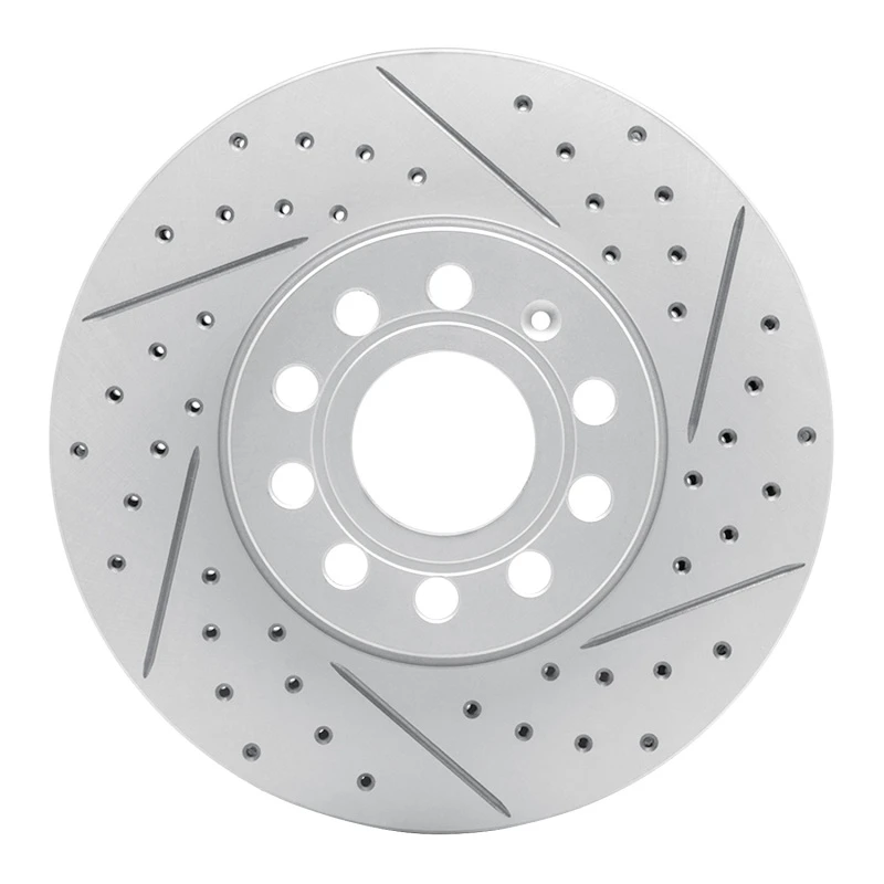 DFC 05-25 Audi A3 (Mexico) Front Right Drilled & Slotted Geoperformance Rotor