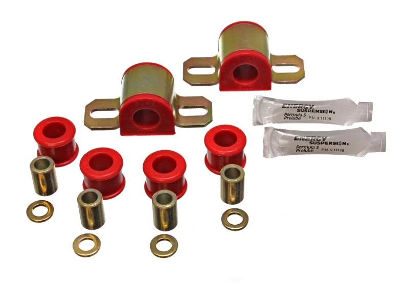 Energy Suspension 90-97 Mazda Miata Rote 19mm Vordere Stabilisator-Buchsen (inkl. Stabilisator-Endlink-Bus