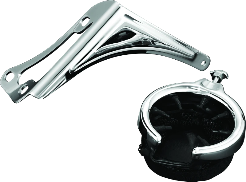 Kuryakyn Passenger Drink Holder With Basket for 98-13 Touring Right Side Chrome