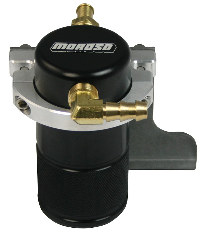 Moroso Air-Oil Separator für 2010–2015 Chevrolet Camaro SS (mit Edelbrock Kompressor)