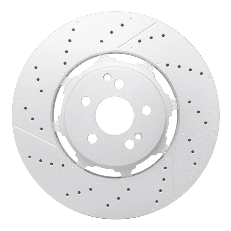 DFC 21-25 Mercedes-Benz Gle63 AMG S Suv Rear Drilled & Slotted Hi-Carbon Alloy GEOMET Coated Rotor