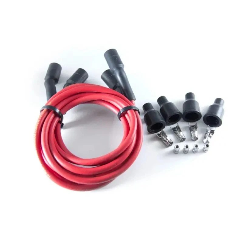 Dynatek Kupferkern Zündkerzenkabel - 7mm - Rot