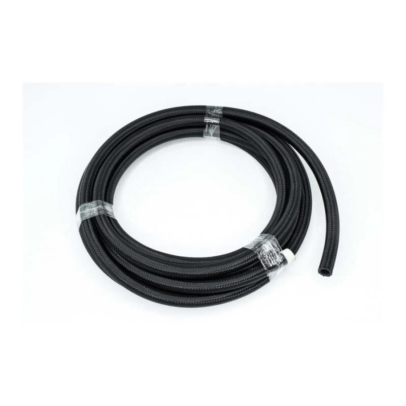 DeatschWerks 8AN Schwarzes Nylon Geflochtenes CPE-Schlauch 20 Fuß