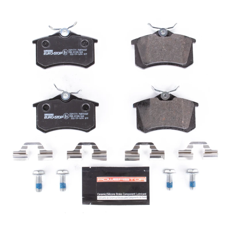 Power Stop 2004 Volkswagen R32 Euro-Stop ECE-R90 Rear Brake Pads