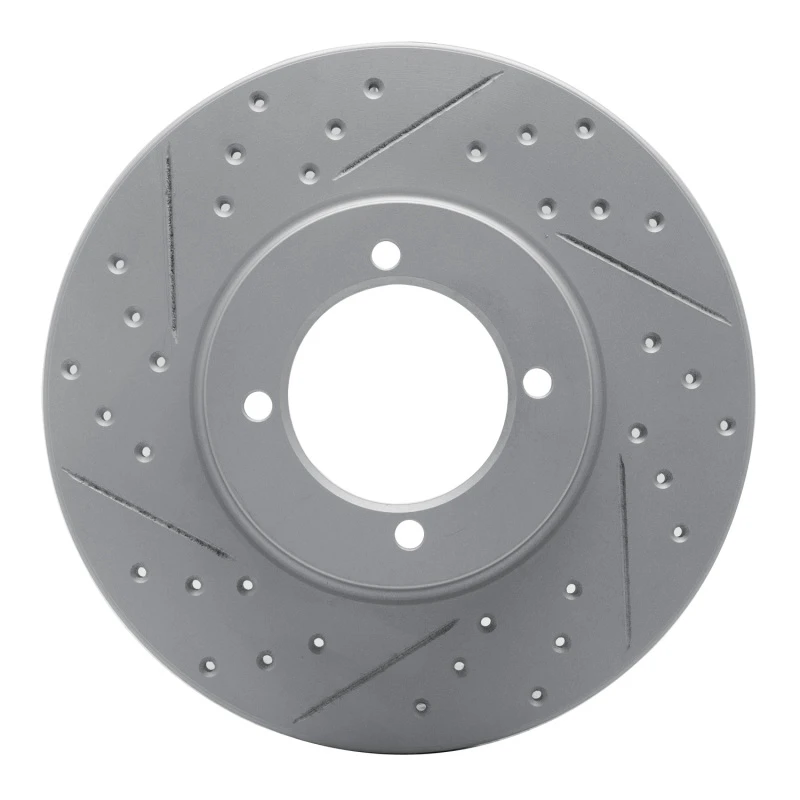 DFC 70-73 Nissan 240Z Front Left Drilled & Slotted Geoperformance Rotor