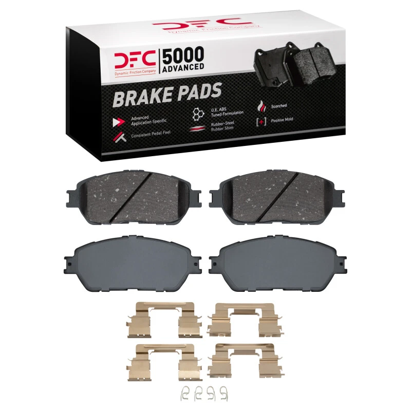 DFC 05-15 Toyota Tacoma Front 5000 Advanced Ceramic Brake Pads and Hardware Kit