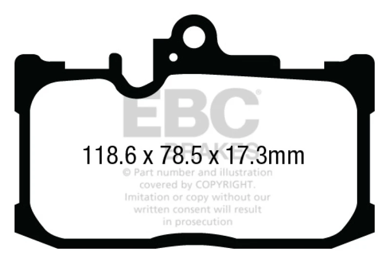 ebc_DP23017-6793208e0cdc5 EBC 13+ Lexus GS350 3.5 F-Sport RWD Redstuff Front Brake Pads