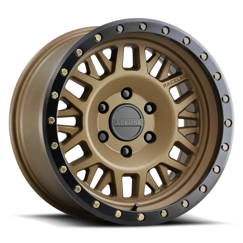 Raceline 951BZ Ryno 16x8in / 6x139.7 BP / 0mm Offset / 106.1mm Bore - Bronze Wheel