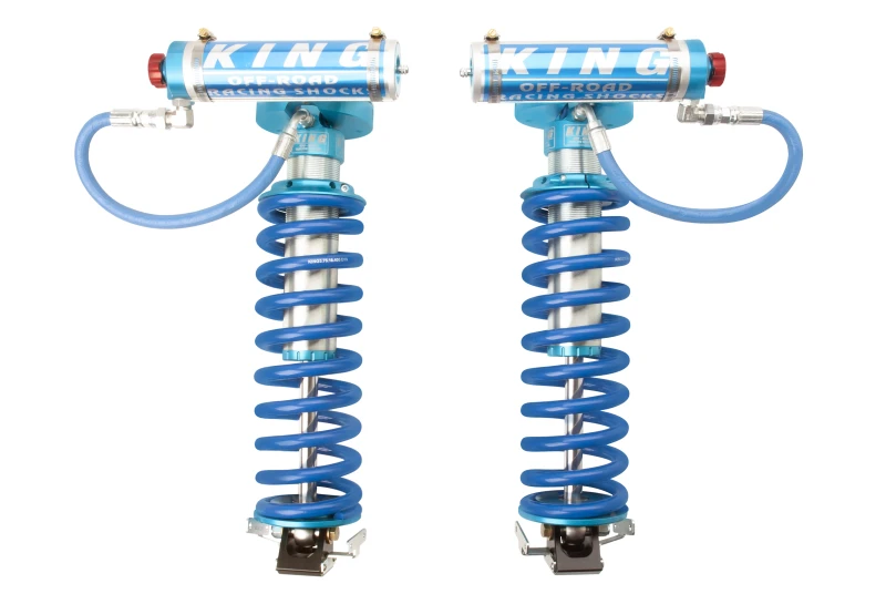 King Shocks Front 2.5 Dia Remote Reservoir Coilover Conversion w/Adjuster for 2005+ Ford F-250 4WD (Pair)