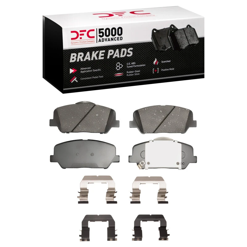 DFC 10-16 Hyundai Genesis Coupe Front 5000 Advanced Ceramic Brake Pads and Hardware Kit