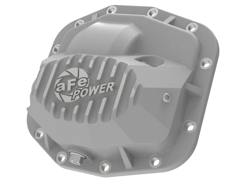 aFe Street Series Vorderer Differential-Abdeckung Roh 2018+ Jeep Wrangler (JL) V6 3.6L (Dana M186)