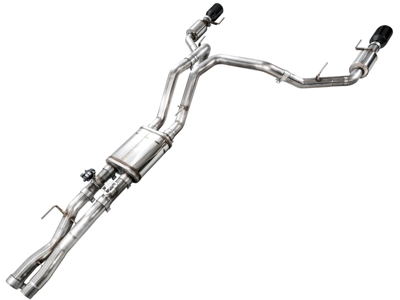 AWE Gen 3 Raptor R SwitchPath Exhaust - Diamond Black Tips