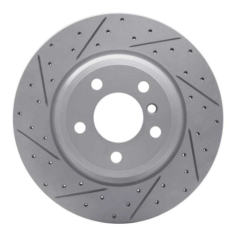 DFC 12-20 BMW Activehybrid 3 Rear Left Drilled & Slotted Geoperformance Rotor