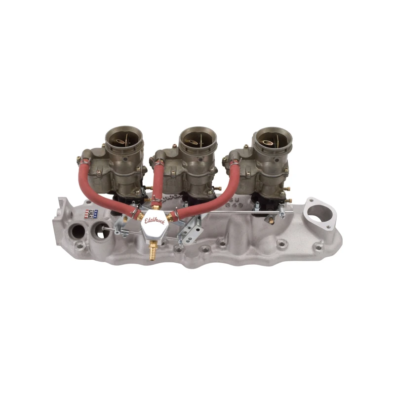 Edelbrock Kraftstoffblock-Kit Triple Feed 1286 Mini Block