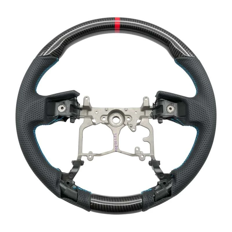 NRG 12-23 Toyota Tacoma OEM Plus Carbon Fiber Steering Wheel w/ Blue Stitch & Red Center Mark