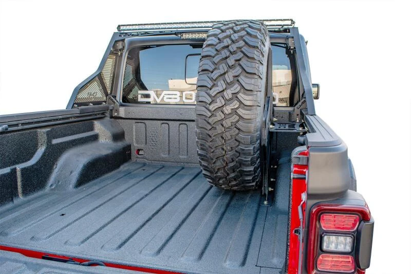 DV8 Offroad Stand Up In-Bed Tire Carrier für 2019+ Jeep Gladiator
