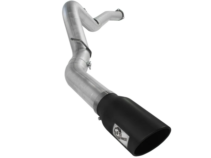 afe_49-04040-B-6792ca3a3b135 aFe Atlas Auspuff 5 Zoll DPF-Back Al Stahl 07.5-10 GM Diesel Trucks V8-6.6L (td) LMM (Schwarze Spitze)