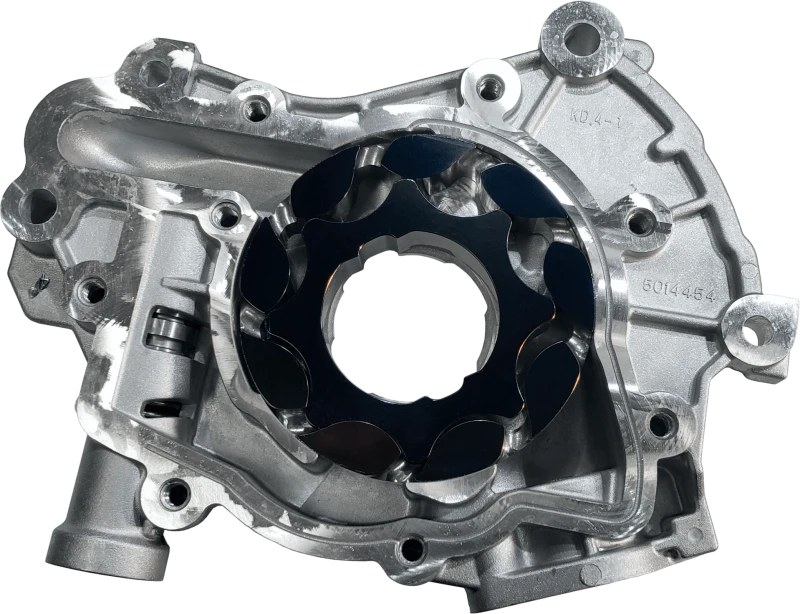 Boundary 2024+ Ford Coyote V8 Billet Gear Vane Ported Treated Oil Pump Assembly w/Billet Back Plate