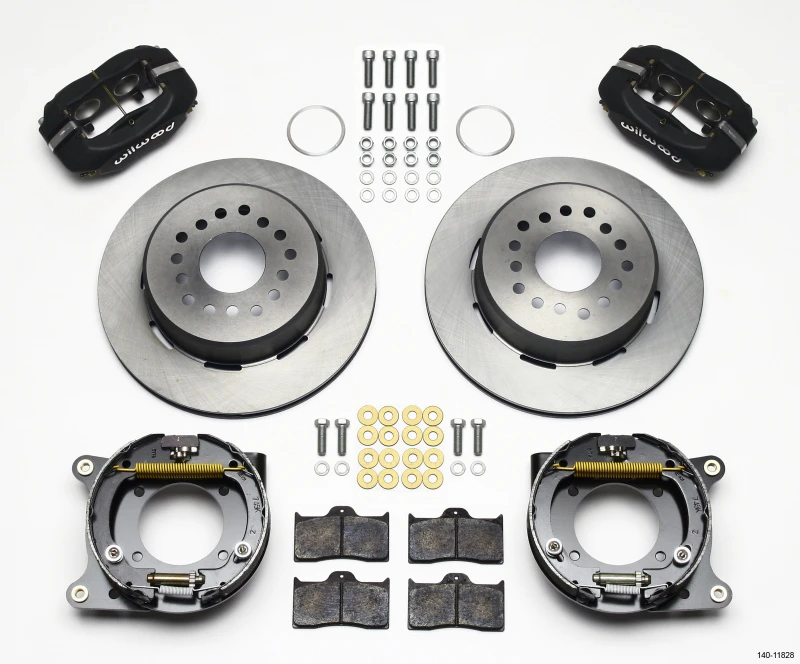 Wilwood Forged Dynalite P/S Parkbremse Kit Impala 59-64 / Corvette 57-62