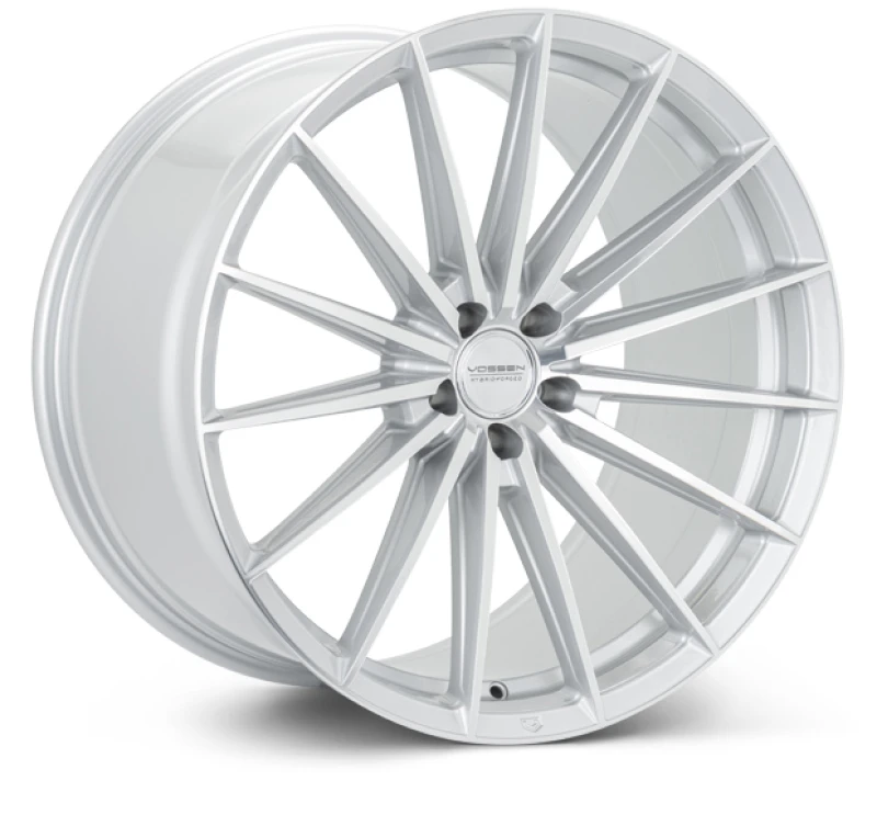 Vossen HFX-4 20x9 - 5x120 - ET35 - Flat - 72.56 - Silver Polished Wheel