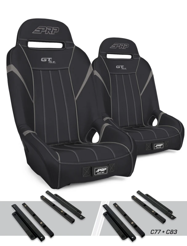 PRP GT/S.E. Suspension Seats Kit for Polaris General, RZR S 900, 900 Trail, Trail, XP 1000, Turbo, T