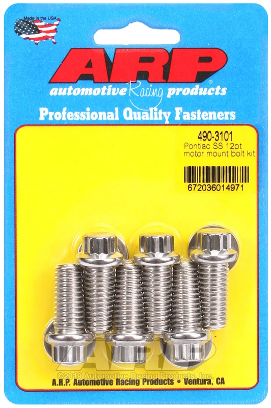 ARP 12pt Motor Mount Bolt Kit for Pontiac SS